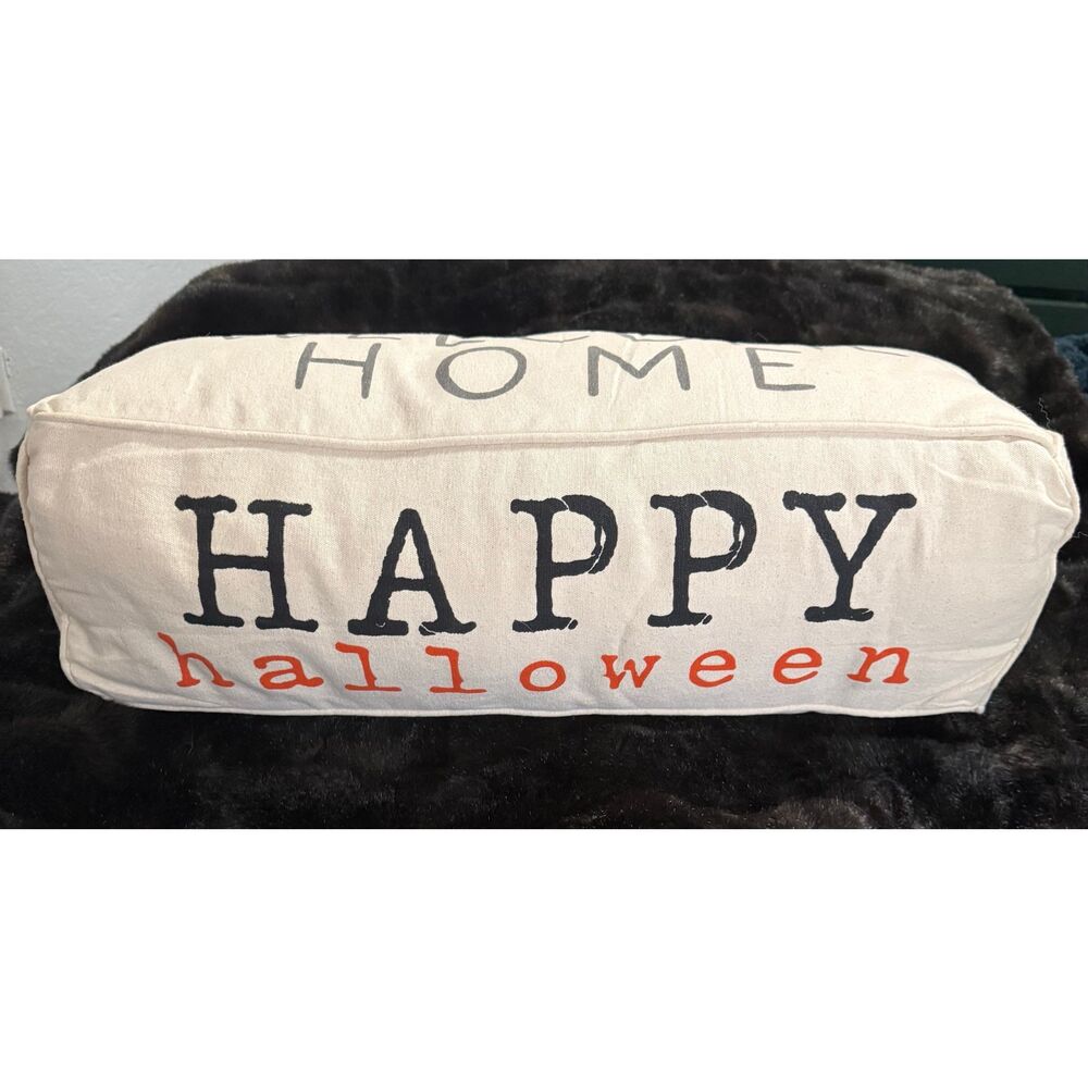 MUD PIE FOUR-SIDED HOLIDAY PILLOW HALLOWEEN CHRISTMAS THANKSGIVING